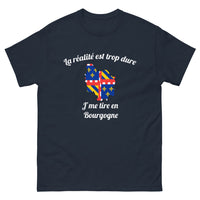Thumbnail for T-shirt Bourgogne marine - réalité trop dure