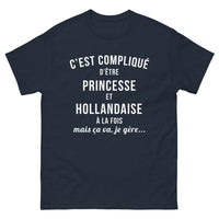 Thumbnail for T-shirt Princesse Hollandaise marine - c'est compliqué mais je gère
