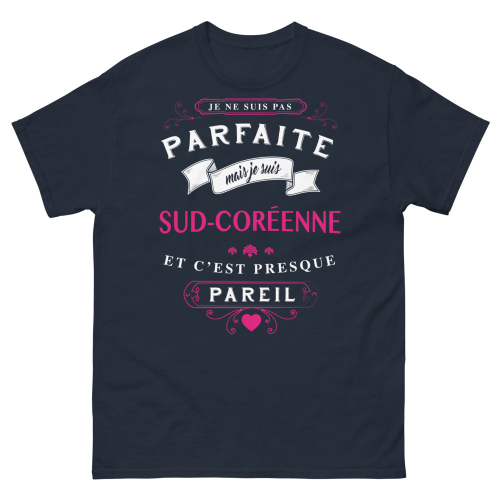 T-shirt Sud-Coréenne marine - presque parfaite
