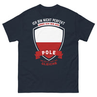 Thumbnail for T-shirt Pologne marine - clin d'oeil à mes racines polonaises