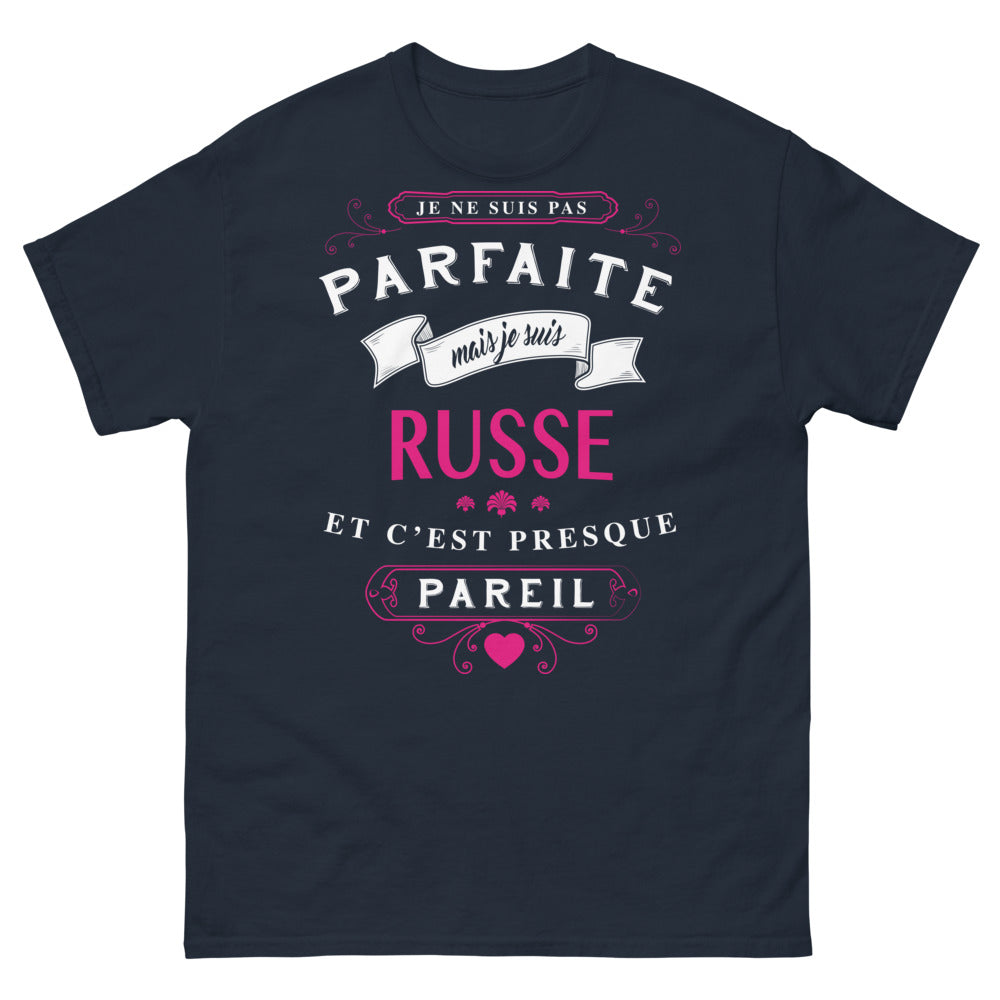 T-shirt russe marine - clin d'œil à l'origine
