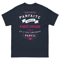 Thumbnail for T-shirt Pakistanaise marine - Je ne suis pas parfaite