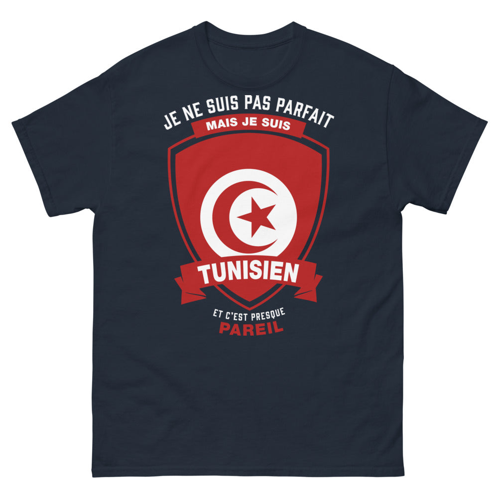 T-shirt Tunisie marine - Imperfect mais Presque Parfait