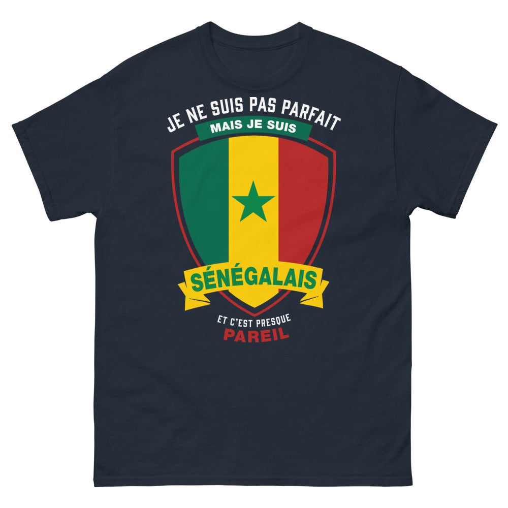T-shirt Sénégal marine - humour et fierté