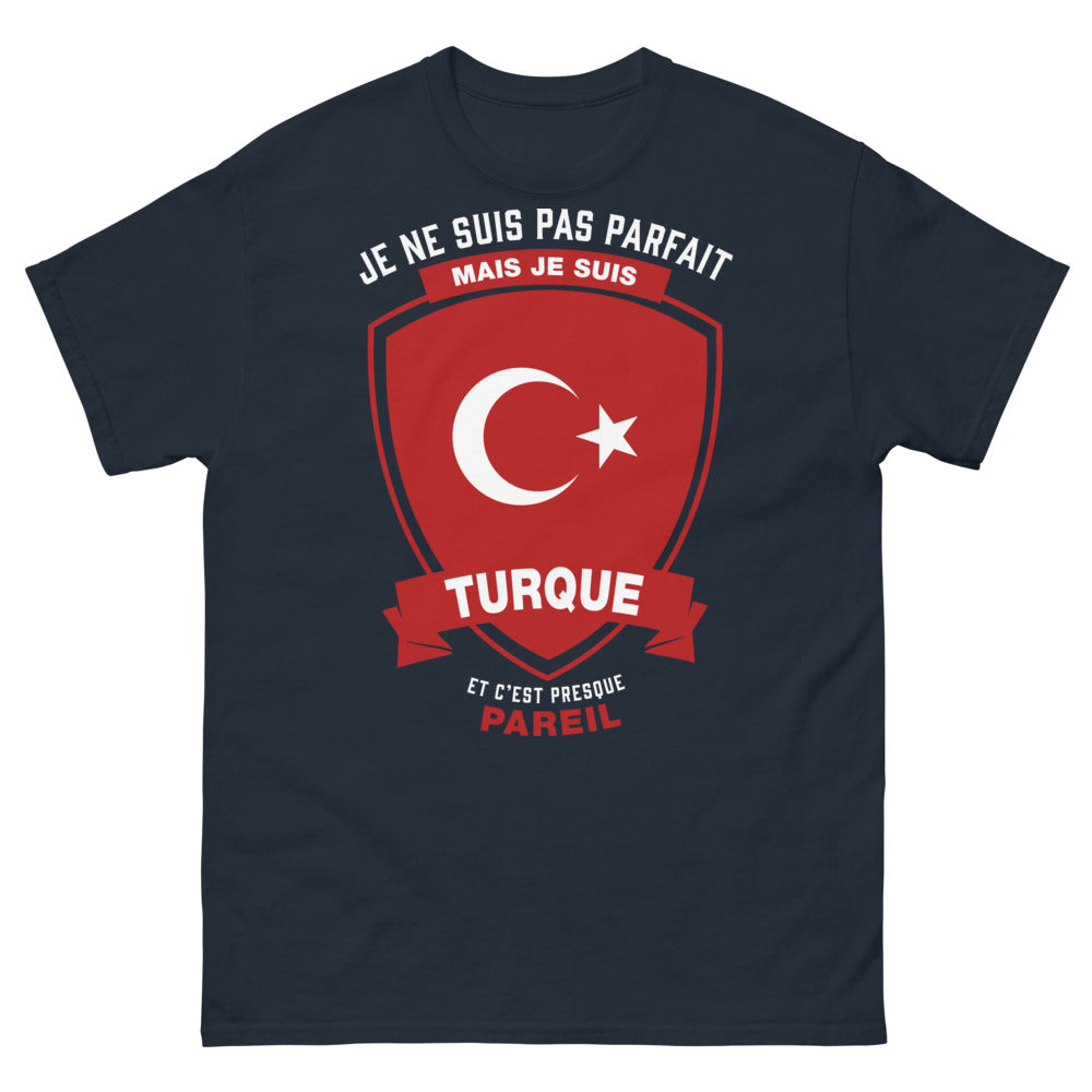 T-shirt turque marine - fierté des origines