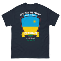 Thumbnail for T-shirt Rwanda marine - Je ne suis pas parfait