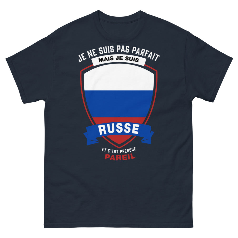 T-shirt Russie marine - clin d'œil russe