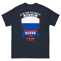 Thumbnail for T-shirt Russie marine - clin d'œil russe