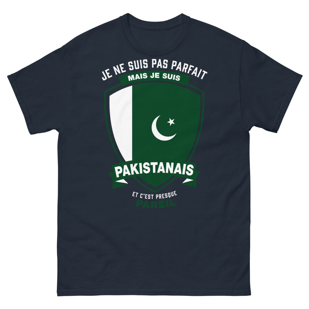 T-shirt Pakistanais marine - Presque parfait mais pakistanais