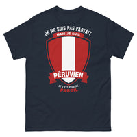 Thumbnail for T-shirt Péruvien marine - mais je suis péruvien