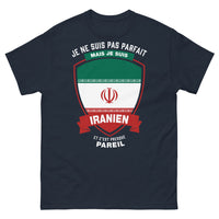 Thumbnail for T-shirt iranien bleu marine face - presque pareil