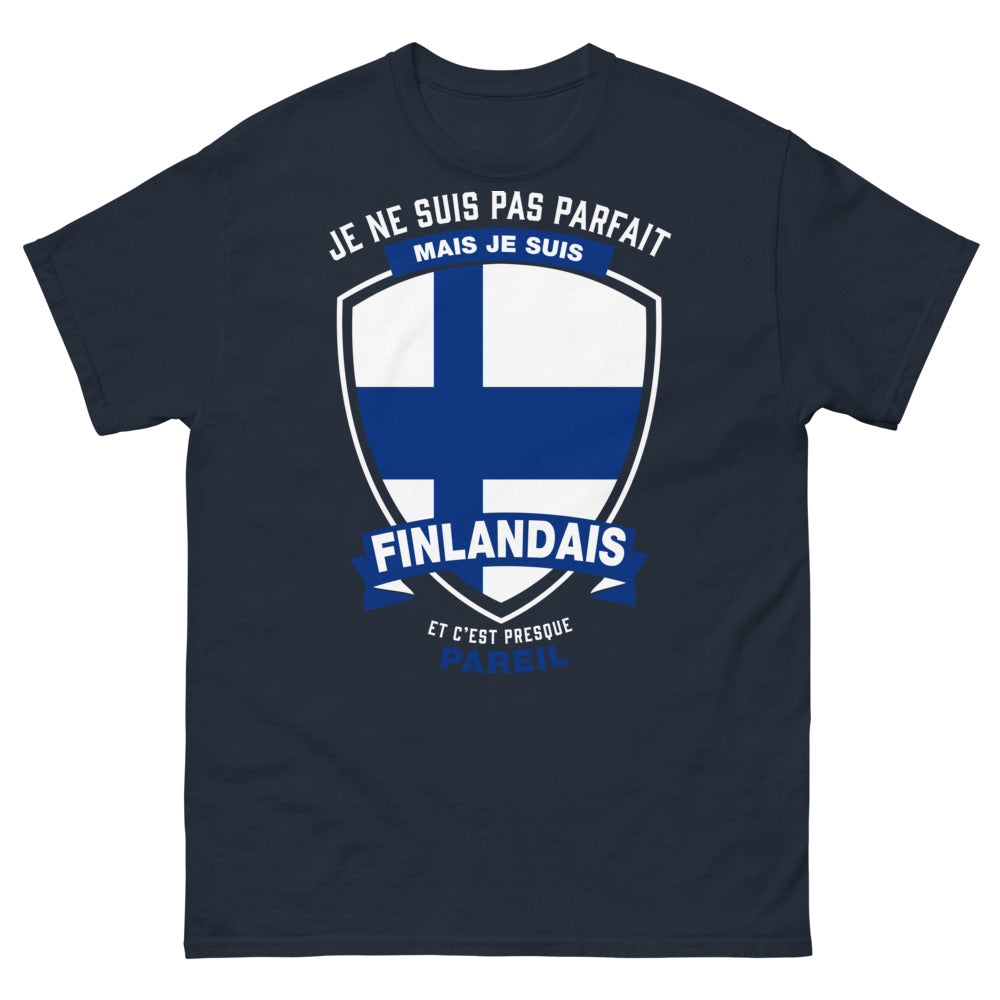 T-shirt Finlande marine - humour finlandais