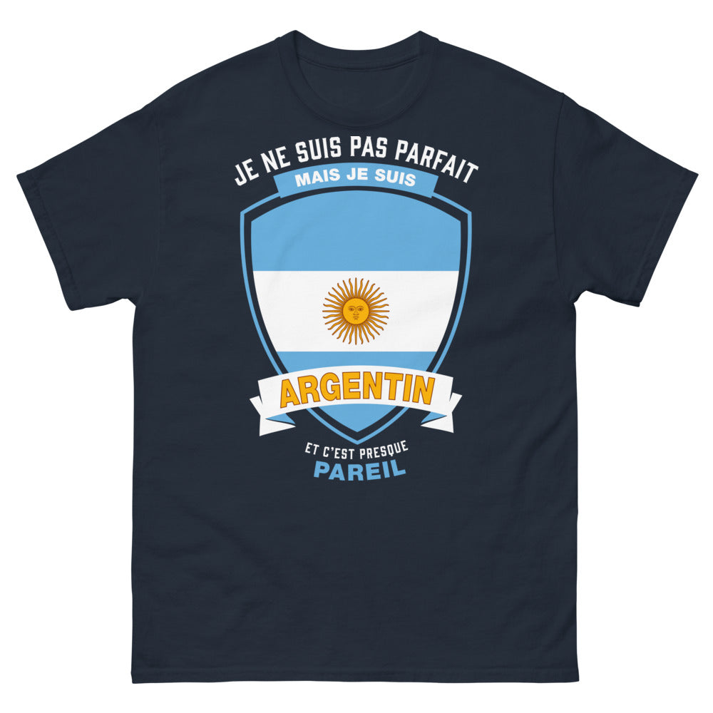 T-shirt Argentin marine - presque pareil