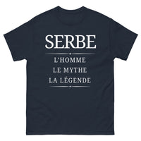 Thumbnail for T-shirt Serbe marine - L'homme, le Mythe, la Légende