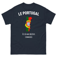 Thumbnail for T-shirt Portugal marine - Là où mon histoire commence