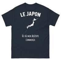 Thumbnail for T-shirt Japon marine - Là où mon histoire commence