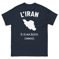 Thumbnail for T-shirt L'Iran marine - Là où mon histoire commence