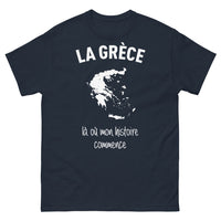Thumbnail for T-shirt La Grèce marine - là où mon histoire commence