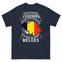 Thumbnail for T-shirt Les Belges marine - nés pour être légendes