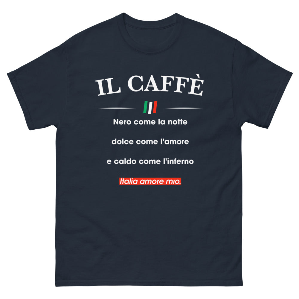 T-shirt Italie marine - Italia Amore Mio, café et passion