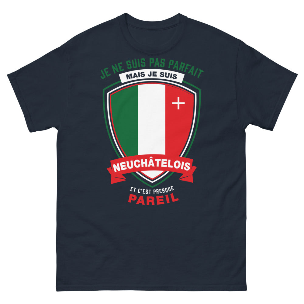 T-shirt Neuchâtelois marine - Presque pareil