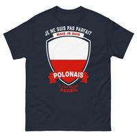 Thumbnail for T-shirt Pologne marine - clin d'œil polonais amusant
