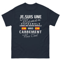 Thumbnail for T-shirt maman espagnole marine - Plus cool que jamais