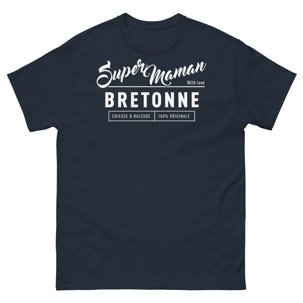 T-shirt Bretonne marine - Super Maman Bretonne