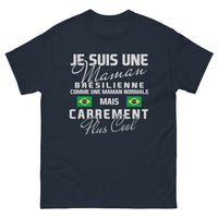 Thumbnail for T-shirt Maman brésilienne marine - samba tropical