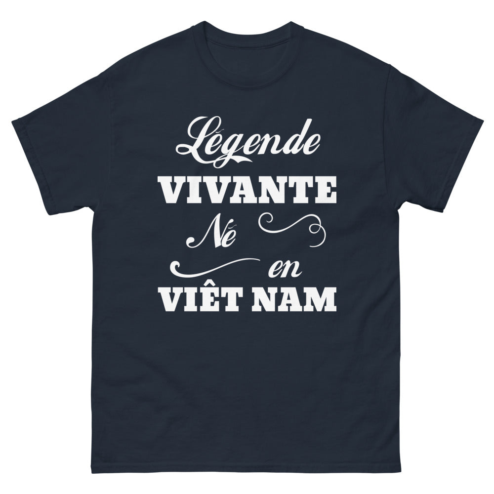T-shirt Vietnam marine - Légende vivante née au Vietnam