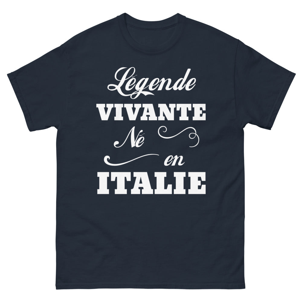 T-shirt Italie marine - Né en Italie