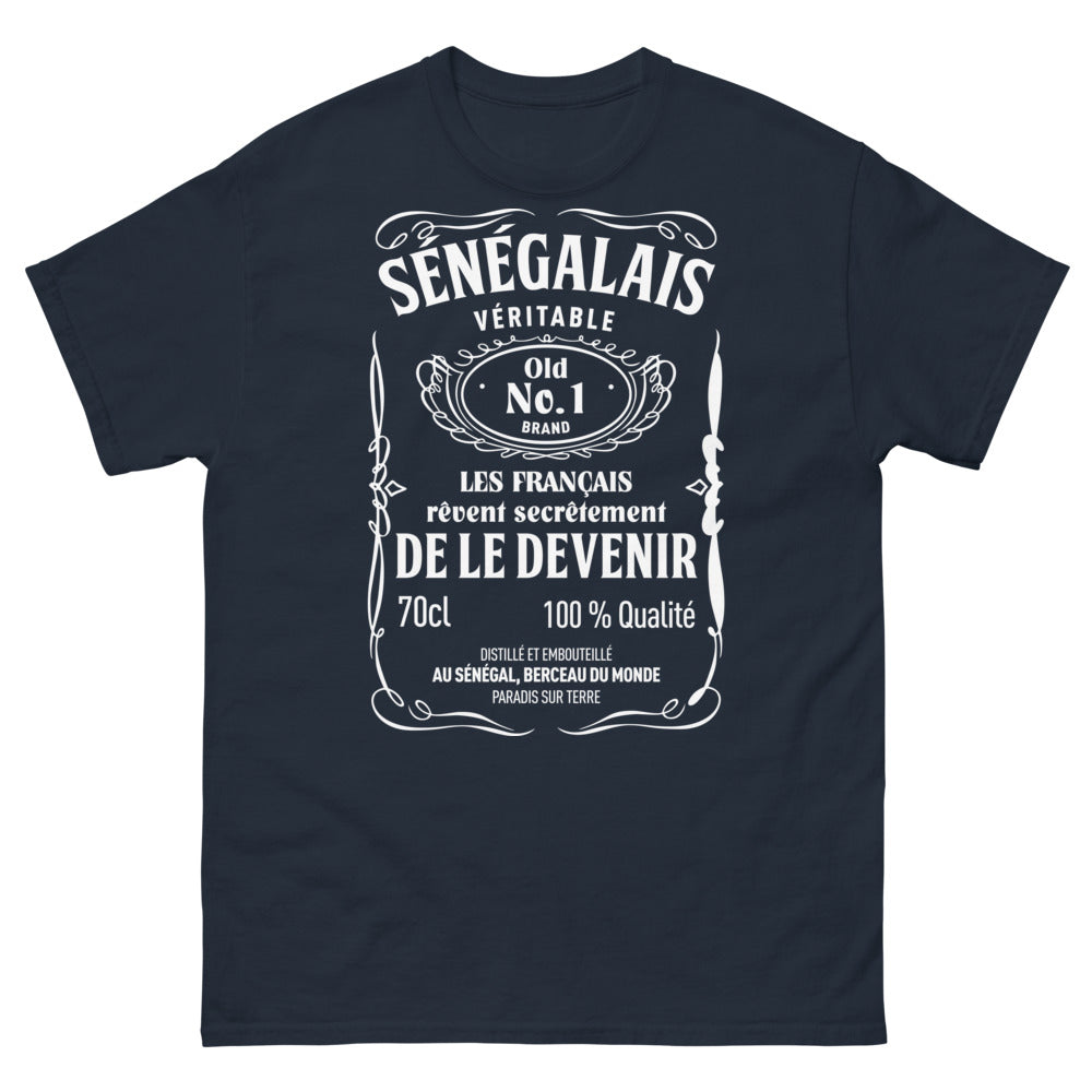 T-shirt Sénégal marine - Sénégal Authentique