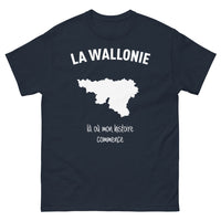 Thumbnail for T-shirt Wallonie marine - Là Où Mon Histoire Commence
