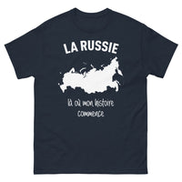 Thumbnail for T-shirt La Russie marine - La Russie, là où mon histoire commence