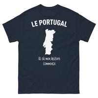 Thumbnail for T-shirt Portugal marine - là où mon histoire commence