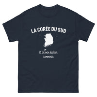 Thumbnail for T-shirt La Corée du Sud marine - nostalgie et humour