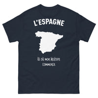 Thumbnail for T-shirt Espagne marine - là où mon histoire commence