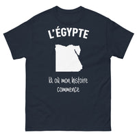 Thumbnail for T-shirt Égypte marine - Là où mon histoire commence