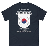 Thumbnail for T-shirt Sud-Coréens marine - Héros des Français