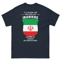 Thumbnail for T-shirt Iraniens bleu marine - Et le huitième jour