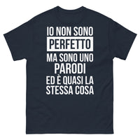 Thumbnail for Maglietta Parodi blu navy - Io non sono perfetto ma sono Parodi