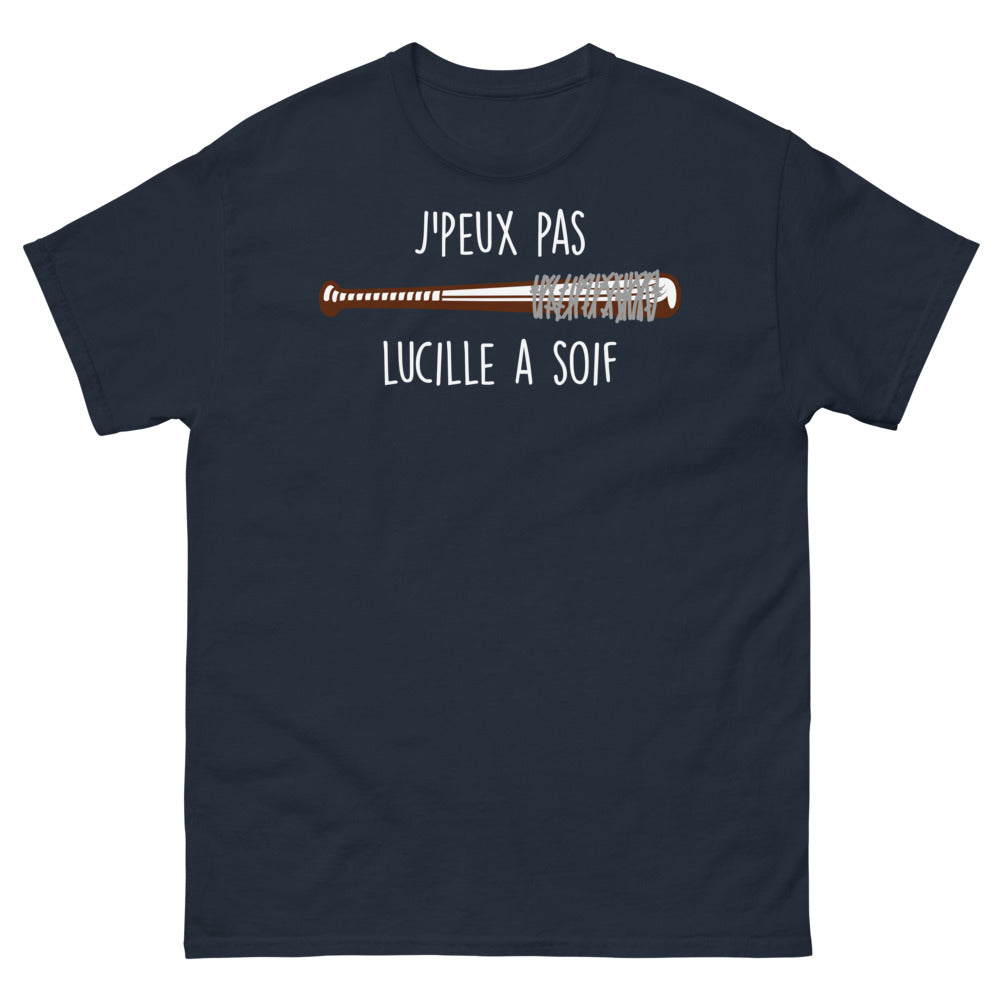 T-shirt humour et nostalgie marine - Je peux pas, Lucille a soif