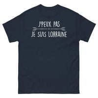 Thumbnail for T-shirt Lorraine marine - Je peux pas, je suis Lorraine