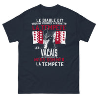 Thumbnail for T-shirt Valais marine - La Tempête des Valaisans