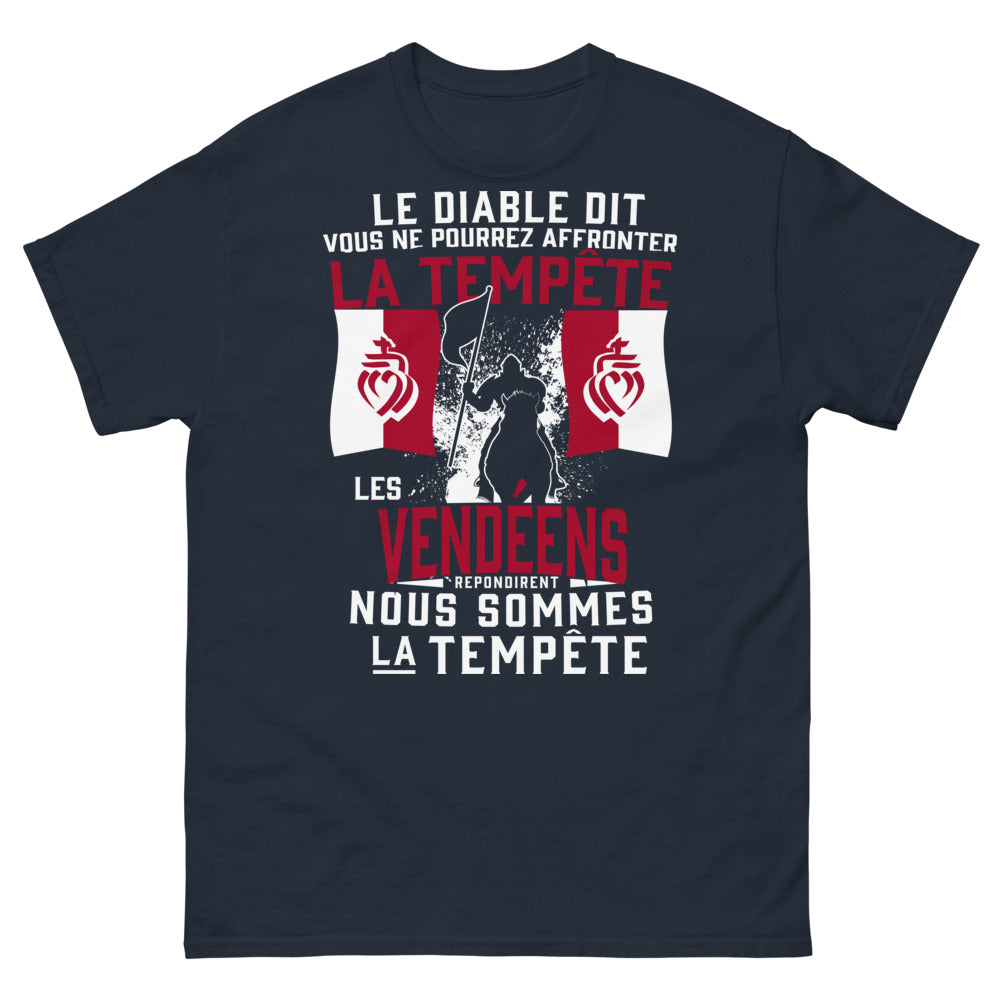 T-shirt Vendée marine - Les Vendéens Sont la Tempête