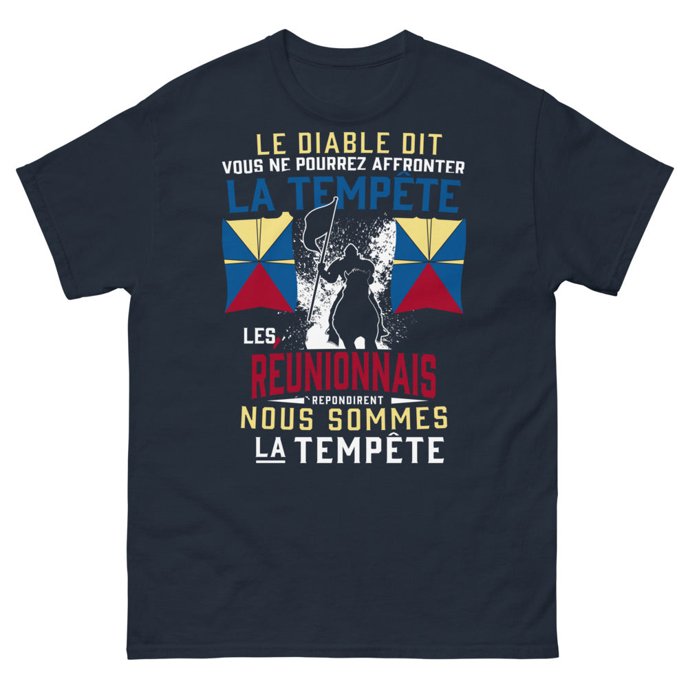 T-shirt Réunionnais marine - Nous Sommes la Tempête