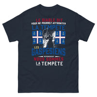 Thumbnail for T-shirt Gaspésie marine face - esprit indomptable