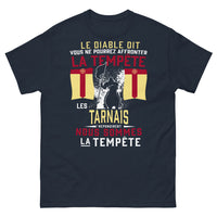 Thumbnail for T-shirt Tarnais marine face - Nous Sommes La Tempête