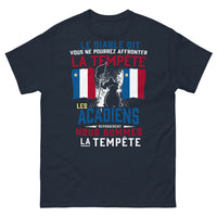 Thumbnail for T-shirt Tempête des Acadiens marine - Nous sommes la tempête