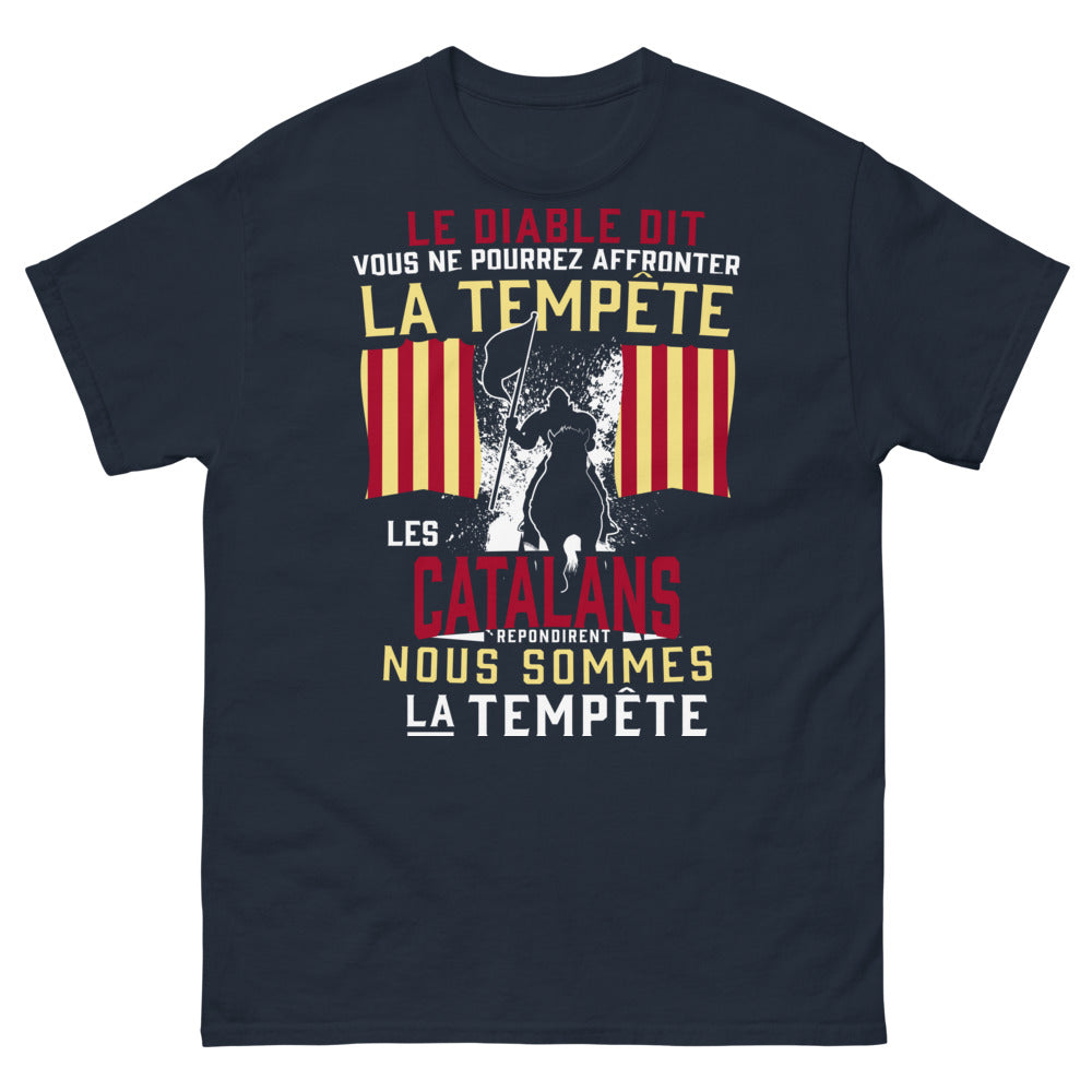 T-shirt Catalans Tempête marine - fier et audacieux